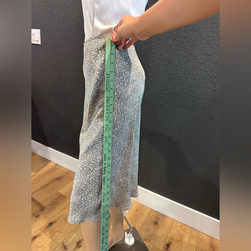 Sienna Sky Black and White Midi Skirt - Picture 7 of 7